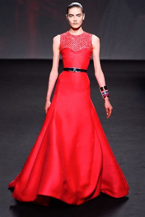 dior red dress 2016|custom Dior dress.